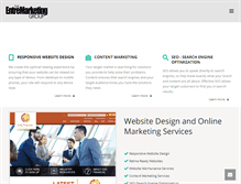 Tablet Screenshot of entremarketing.net